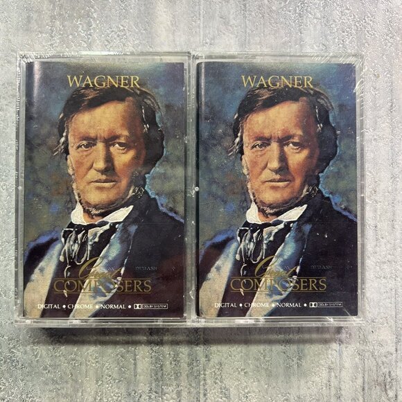Time Life Music Great Composers Wagner Double Cassette Tape Sealed New - Picture 1 of 2